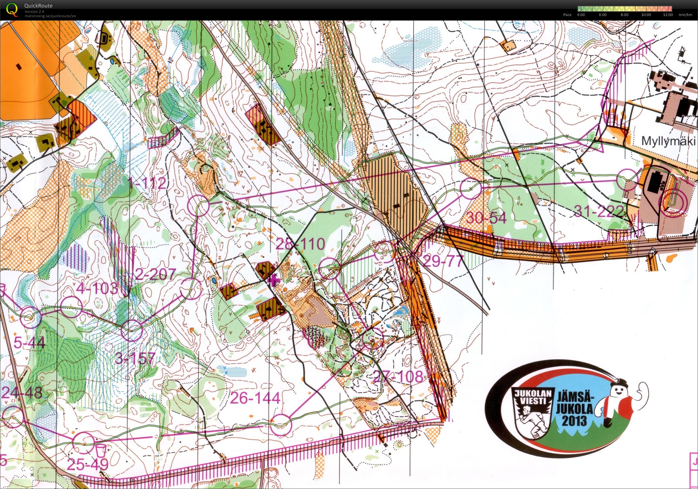 Jukola, part 1-3 (2013-06-16)