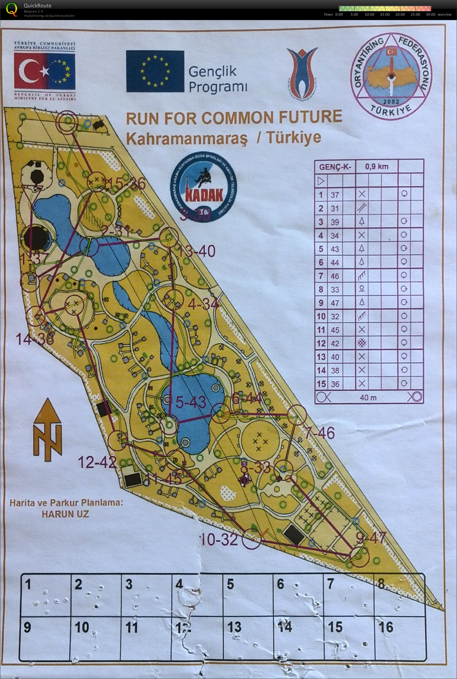 Kahramanmaras Children Training in Park (2014-01-26)