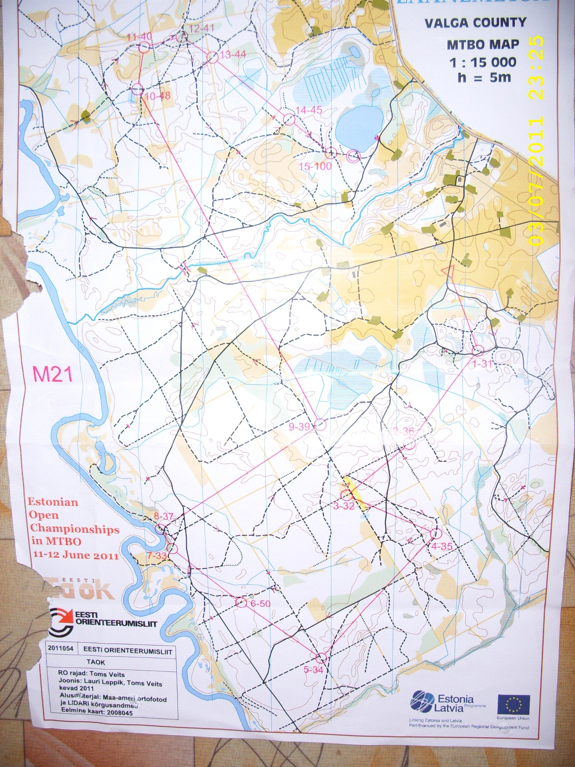 Чэмпіянат Эстоніі МТВО 2011 - сярэдняя (2011-06-11)