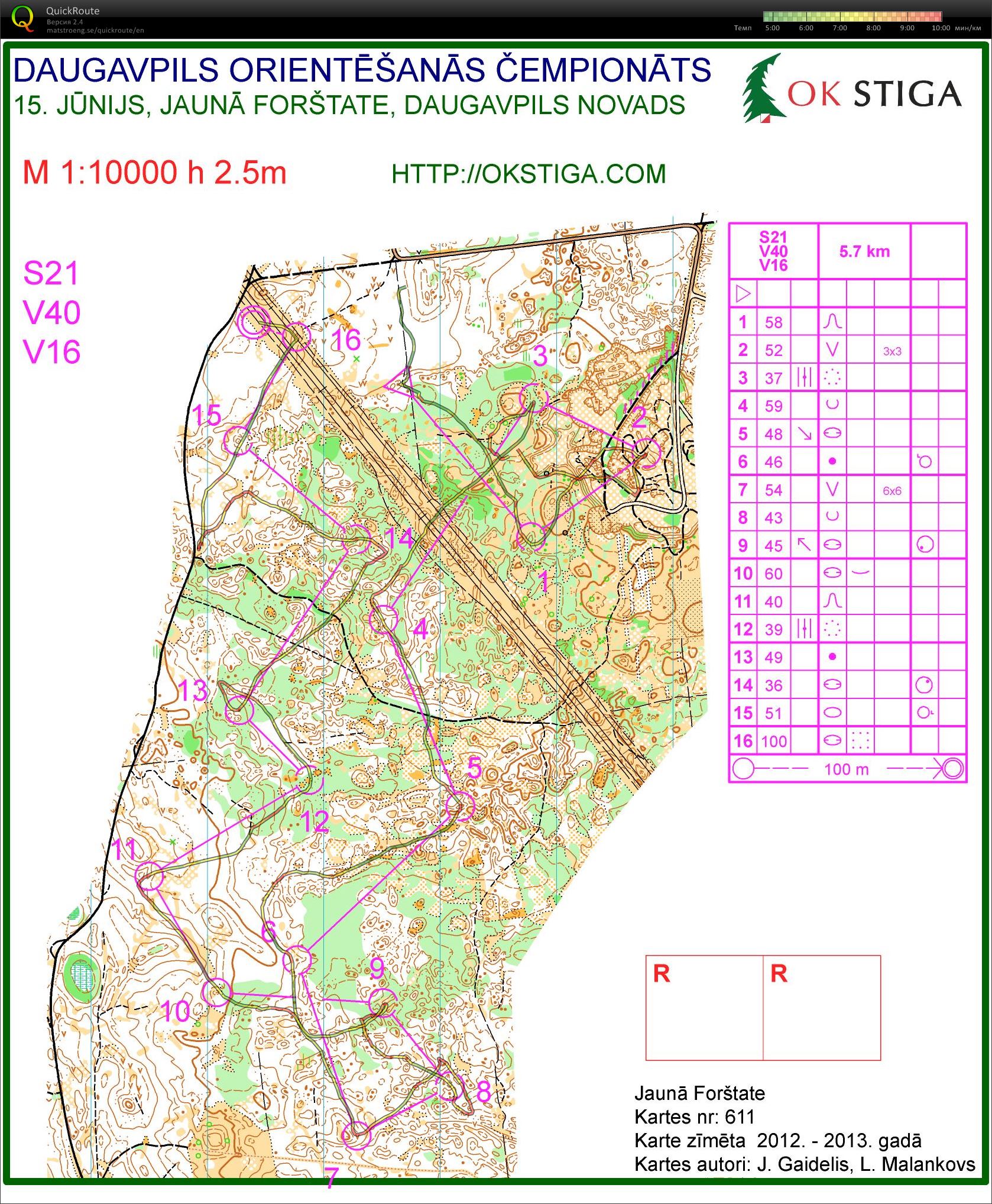 Daugavpils orientēšanās čempionāts (2013-06-16)