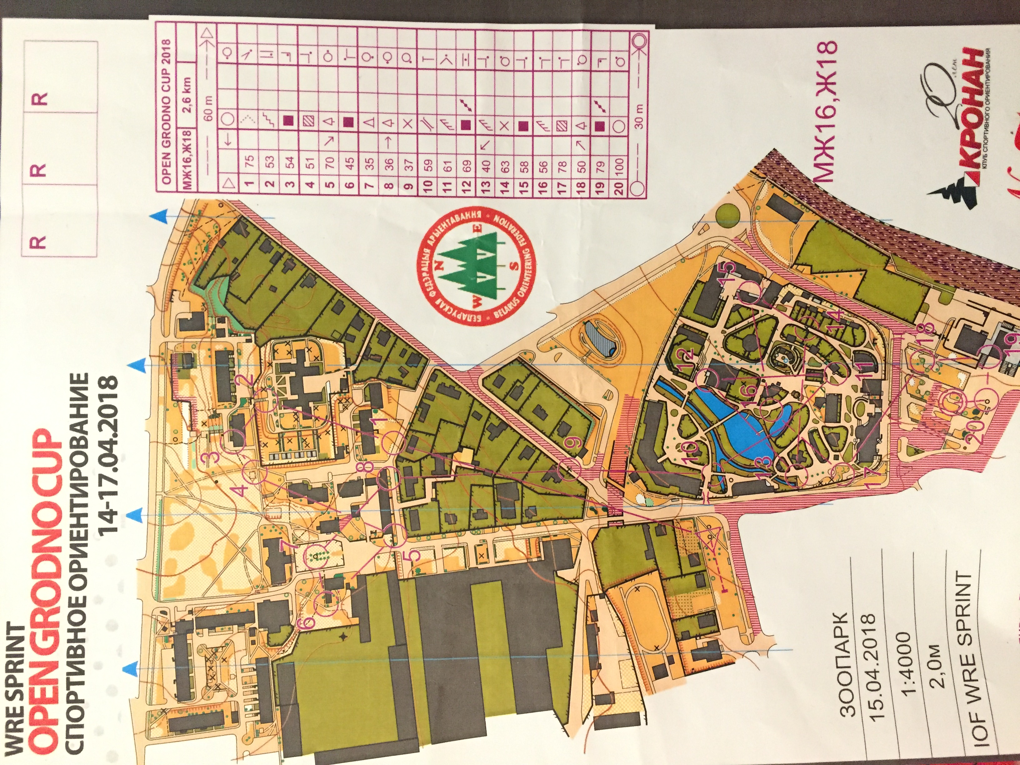 Open Grodno Cup 2018 (2018-04-15)